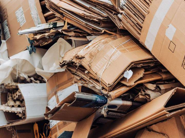 Recyclage cartons Villeneuve-Saint-Germain